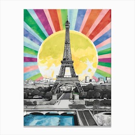 Paris Eiffel Tower 9 Canvas Print