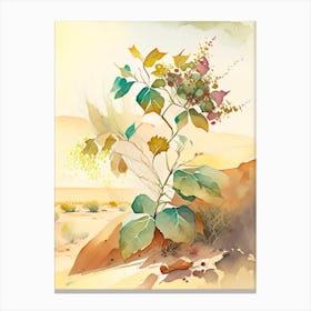 Poison Ivy In Desert Landscape Pop Art 8 Canvas Print