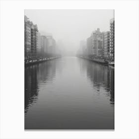 Foggy City Canvas Print