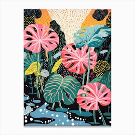 Tropical Jungle | Inspired by Yayoi Kusama Canvas Print