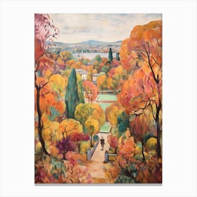 Autumn Gardens Painting Giardino Di Boboli Italy 2 Canvas Print
