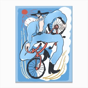 Bicycle Rodeo Canvas Print