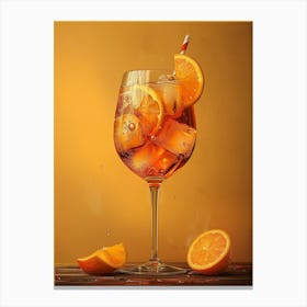 Aperol Spritz Art Print 359 Canvas Print