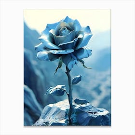 Blue Rose 5 Canvas Print