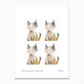 Cute Animals Collection Kitten 3 Canvas Print