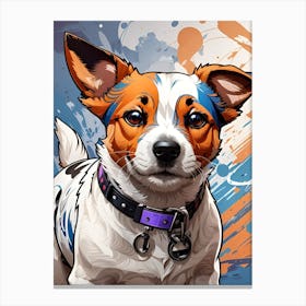 jack russell Dog Canvas Print
