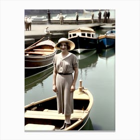 1920s Marina~Reimagined 14 Canvas Print