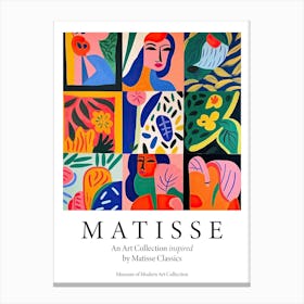 Botanical Study, The Matisse Inspired Art Collection Poster Canvas Print