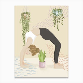 Emily Series Yoga Canvas Print