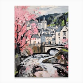 Betws Y Coed (Wales) Painting 2 Canvas Print