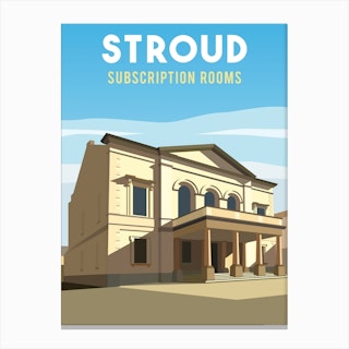 Stroud Subscription Rooms Theatre Canvas Print