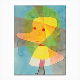 Paul Klee - Kleiner Gartengeist (Small Garden Ghost) Canvas Print