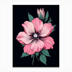 Pink Flower 7 Canvas Print