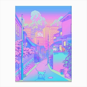 Nekocity Canvas Print