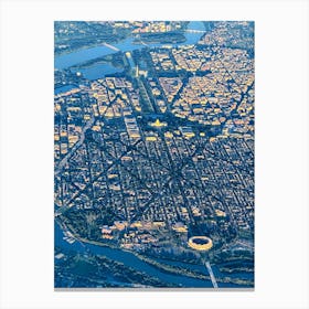 Flying Over Washington, DC (Shots From Planes Series) Canvas Print