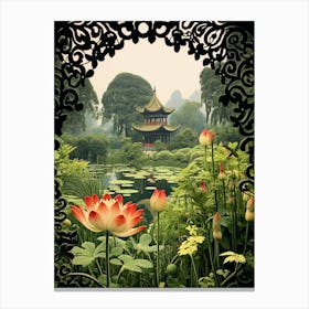 Shanghai Botanical Garden China Henri Rousseau Style 4 Canvas Print