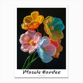 Bright Inflatable Flowers Poster Evening Primrose 2 Canvas Print