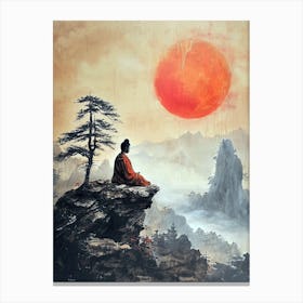 Buddha Minimalism Canvas Print