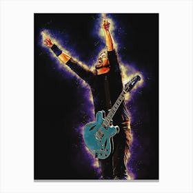 Spirit Of Dave Grohl Foofighter Canvas Print