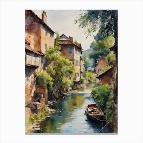 Peaceful Life Water Colour Canvas Print