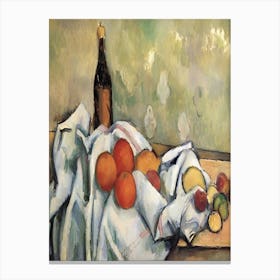 Fruit And Wine Canvas Print