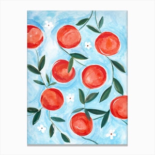 Orange Season Canvas Print