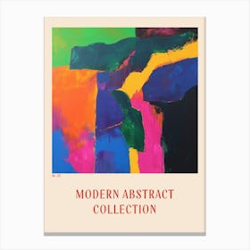 Modern Abstract Collection Poster 53 Canvas Print