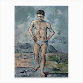 The Bather (1885), Paul Cézanne Canvas Print