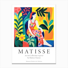 Spanish Woman, The Matisse Inspired Art Collection Poster Canvas Print