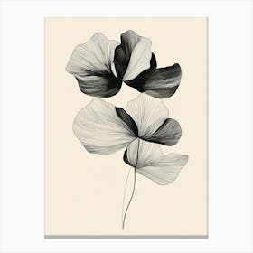 Ginkgo Leaves 6 Canvas Print