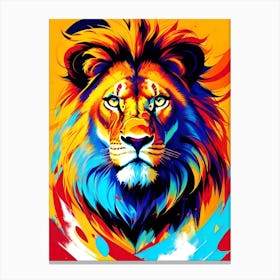 Lion Painting 15 Canvas Print