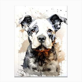 Guardian in Watercolor Canvas Print