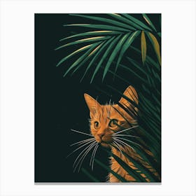 Orange Cat Canvas Print