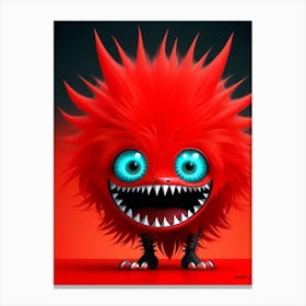 Monster Monster Monster Monster Monster Monster Monster Monster Monster 8 Canvas Print