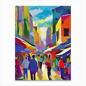 Asian Market Canvas Print