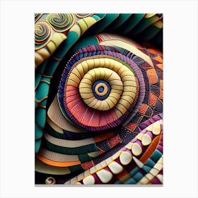 Snail Eye  Canvas Print