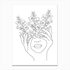 Head Of Flowers Canvas Print