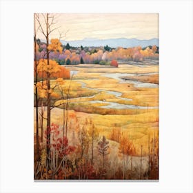 Autumn National Park Painting Cuyahoga Valley National Park Ohio Usa 2 Canvas Print