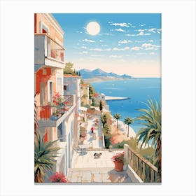 Kusadasi Turkey 6 Illustration Canvas Print