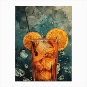 Iced Tea 5 Canvas Print