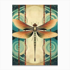 Dragonfly Wandering Gilder Pantala 1 Canvas Print