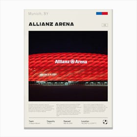 Fc Bayern Munich - Allianz Arena 1 Canvas Print