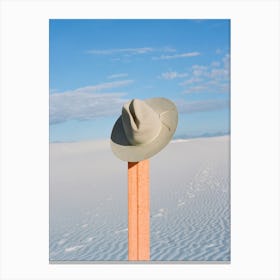 White Sands New Mexico Sunrise Hike III on Film Canvas Print