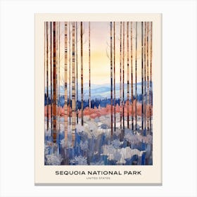 Sequoia National Park United States 4 Poster Canvas Print