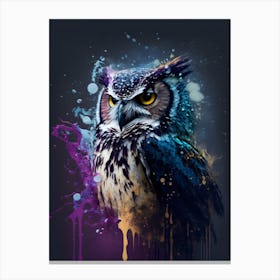 abstract owl art 2 Canvas Print
