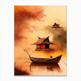 Chinese Boat 1 Canvas Print