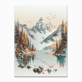 Mountain Lake Canvas Print