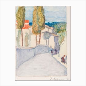 Florence, Viale Dei Colli (1909), Pekka Halonen Canvas Print