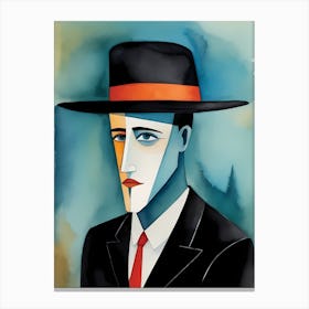 Man Portrait Painting (15) Canvas Print