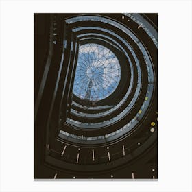 Building Ceiling Structure Dome Canvas Print